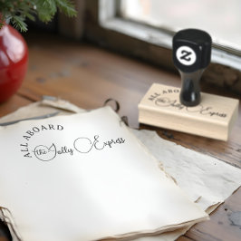 Carimbo De Borracha Feliz Natal para o Polo Norte, Expresso Jolly