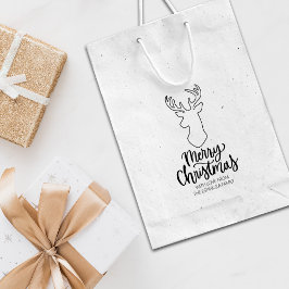 Carimbo De Borracha Feliz Natal para Veado