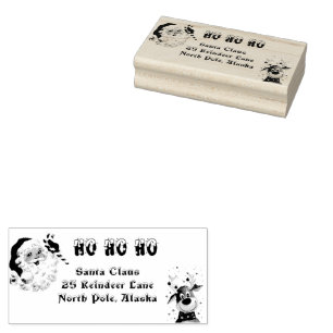 Carimbo De Borracha Feliz Natal Santa Claus Candy Cane Reindeer