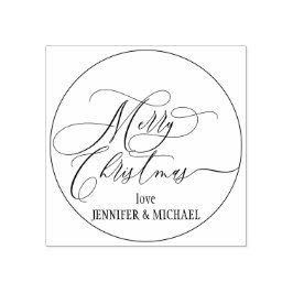 Carimbo De Borracha Feliz Natal - Simples Amor