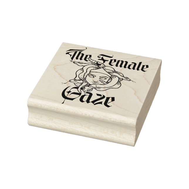 Carimbo De Borracha Feminista da Gaze Medusa Gorgon (Carimbo)