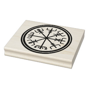 Carimbo De Borracha Ferramenta de Selo de Design Viking Vegvisir Grand