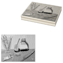 Carimbo De Borracha Ferramentas de Artista