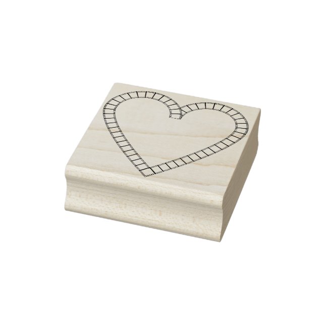 Carimbo De Borracha Filme amante cardíaco ilustração artística (Carimbo)