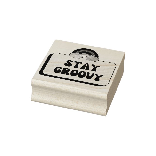 Carimbo De Borracha Fique Groovy (Carimbo)