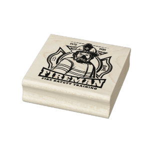 Carimbo De Borracha Fireman