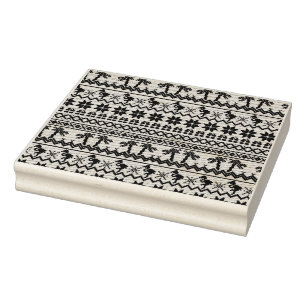 Carimbo De Borracha Flamingo Tropical de Natal Útil