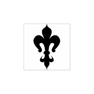 Carimbo De Borracha Fleur Lily de lis - açucena de espada - açucena