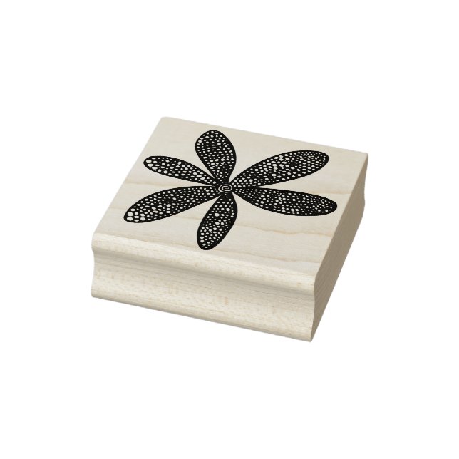 Carimbo De Borracha Flor bonito (Carimbo)