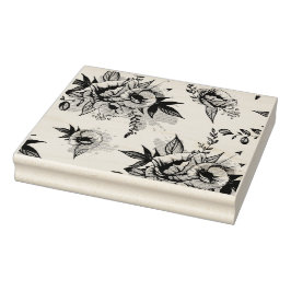 Carimbo De Borracha Flor de primavera