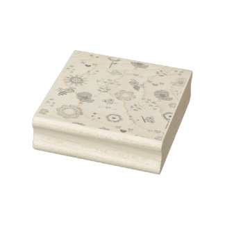 Carimbo De Borracha Flor e compro de flores de aves