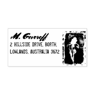 Carimbo De Borracha Flor Iris Colorido