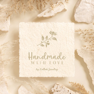 Carimbo De Borracha Flor Romântica Feita à Mão com Citação de Amor