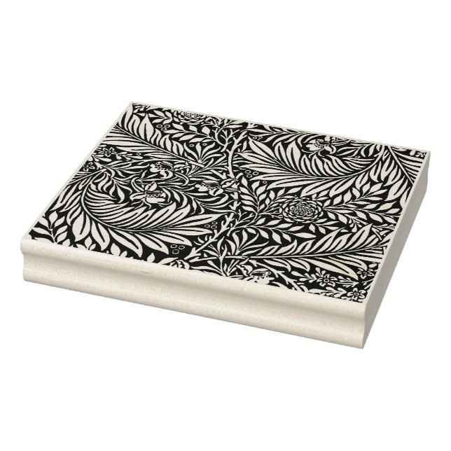 Carimbo De Borracha Folhas Florais - William Morris (Carimbo)