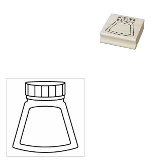 Carimbo De Borracha Fonte de amostra de Caneta