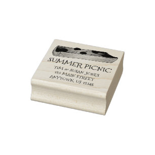 Carimbo De Borracha Formigas em um endereço de Comida de piquenique Ce