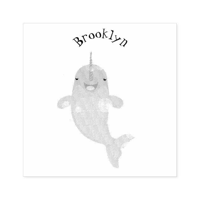 Carimbo De Borracha Foto de desenho animado de bolhas contundentes e b (Impressão)