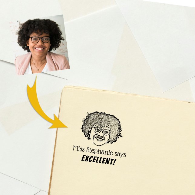 Carimbo De Borracha Foto e disponibilidade personalizadas do professor (Criador carregado)