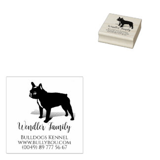 Carimbo De Borracha Französische Bulldoggespecial-Briefmarke Gummistem