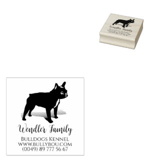 Carimbo De Borracha Französische Bulldoggespecial-Briefmarke Gummistem