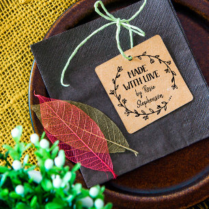 Carimbo De Borracha Frasto De Flor Desenhado À Mão Feita Com Amor