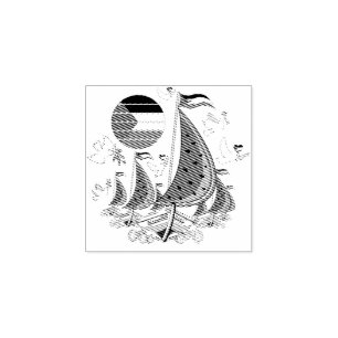 Carimbo De Borracha Freedom Global Sumud Flotilla Boats para Gaza