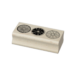 Carimbo De Borracha Fruta Citrus Fatias Laranja Toranja Toranja Limão