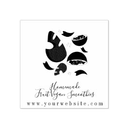 Carimbo De Borracha Fruta comercial Smoothie Guava