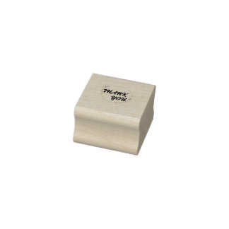 Carimbo De Borracha Fundamentos Obrigado Cartões