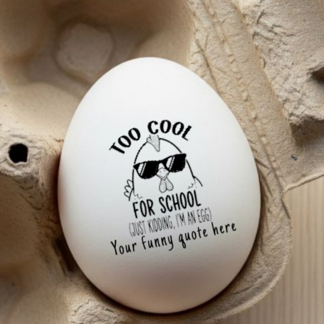 Carimbo De Borracha  Funny personalized egg stamp, funny custom fresh  (Criador carregado)
