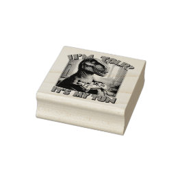 Carimbo De Borracha Funny T-Rex Gamer Quote Design