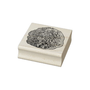 Carimbo De Borracha Galinha Korma Qorma Comida indiana Foodie