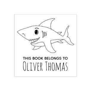 Carimbo De Borracha Garotos de Tubarão-Corte