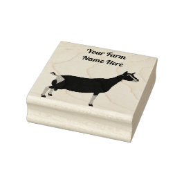 Carimbo De Borracha Gato Leiteiro Personalizado de Toggenburg