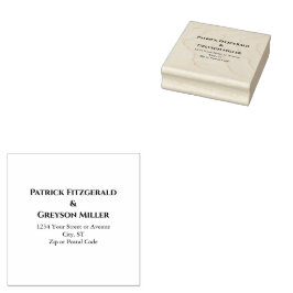 Carimbo De Borracha Gay Men Wedding Elegant Rainbow