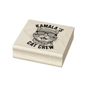 Carimbo De Borracha Gift Gift Gift de Gato de Kamala