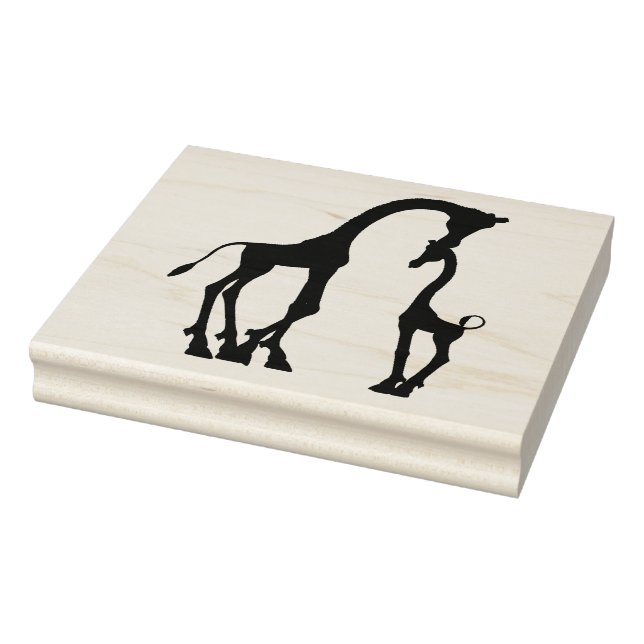 Carimbo De Borracha Girafa (Carimbo)
