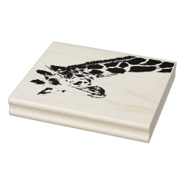 Carimbo De Borracha Girafa