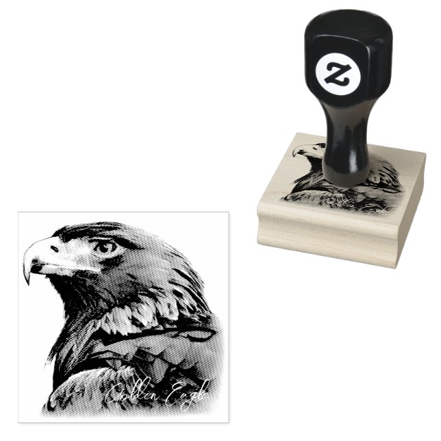 Carimbo De Borracha Golden Eagle ラバースタンプ (Carimbado)