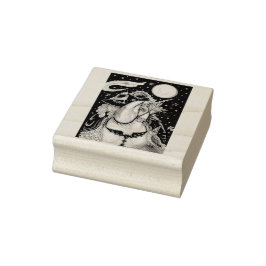 CARIMBO DE BORRACHA GÓTICO SEM CABEÇA DE HORSÊMAN WITCH, UNICORN RUBBL