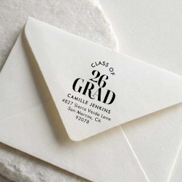 Carimbo De Borracha Graduation Return Address Stamp Class of 2026