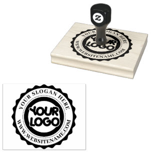Carimbo de Borracha Grande com Logotipo Empresaria