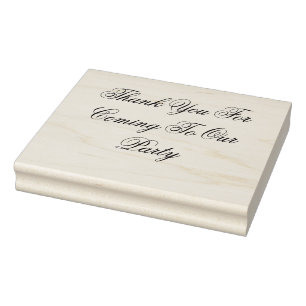 Carimbo De Borracha Grande: Obrigado vindo a nosso partido