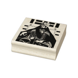 Carimbo De Borracha Haile Selassie Emperor of Ethiopia Rastafari Stamp