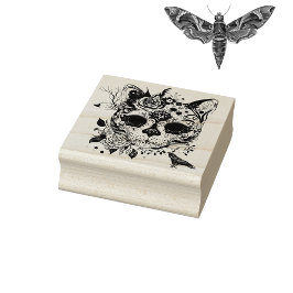 Carimbo De Borracha Halloween Cat