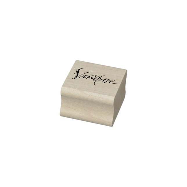 Carimbo De Borracha Halloween de vampiro elegante e altigado (Carimbo)