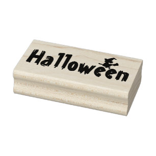 Carimbo De Borracha Halloween e Bruxa