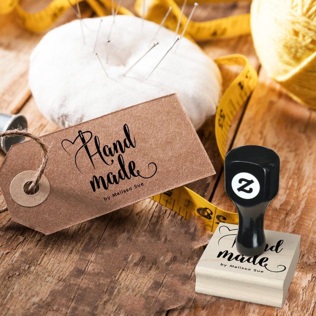 Carimbo De Borracha Handmade By Script | Heart Needle Calligraphy  (Criador carregado)