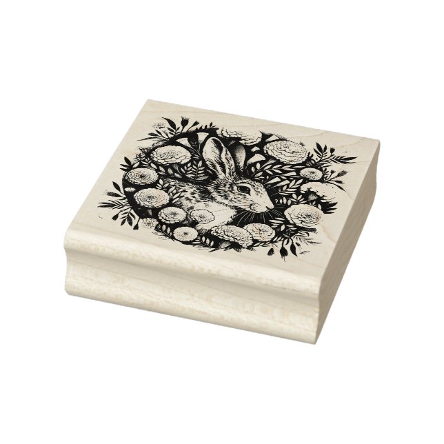 Carimbo De Borracha Hare Marigold (Carimbo)