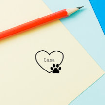 Heart Frame Sweet Paw Custom Name 